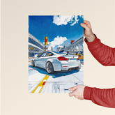 BMW M4 – Futuristic Racing Art Poster